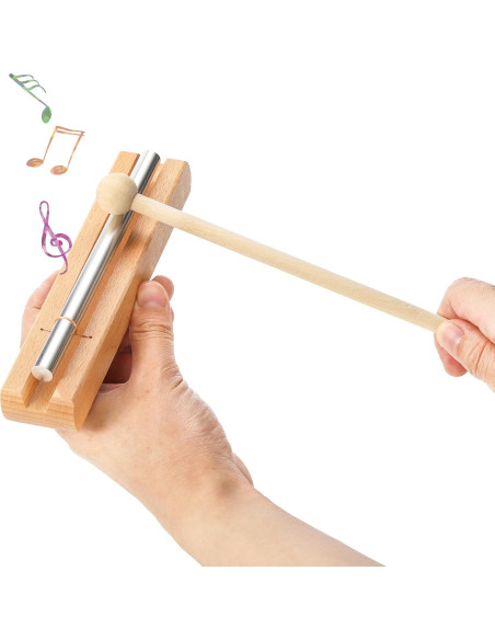 Set de Campanas de Meditación Tosnail con Mazo y Bolsas