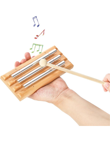 Set de Campanas de Meditación Tosnail con Mazo y Bolsas