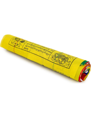 Banderas de Oración Tibetanas 25 Piezas 25x30 cm Hechas a Mano