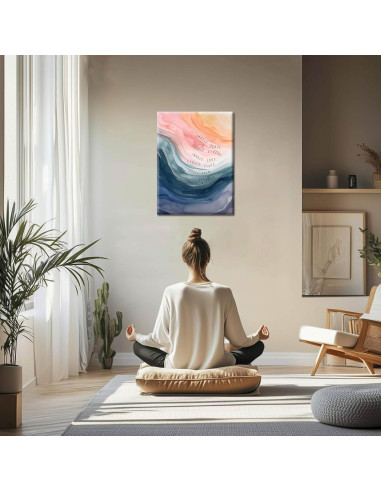 Arte de Pared Salud Mental YHCTHT Lienzo 40.64x30.48 cm