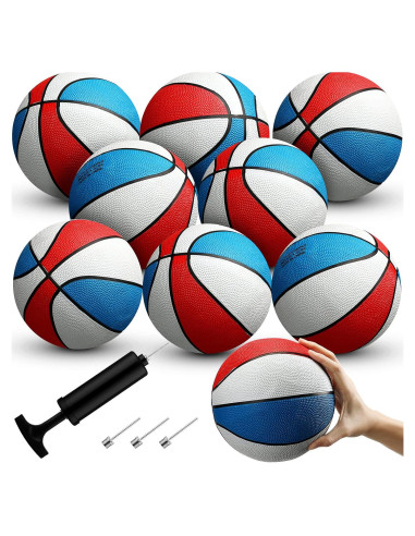 Paquete de 8 Balones de Baloncesto Mini Outus 17.78 cm