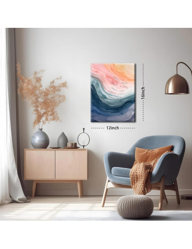 Arte de Pared Salud Mental YHCTHT Lienzo 40.64x30.48 cm