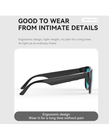 Gafas de Sol Inteligentes Enzemit GS01 Bluetooth UV400