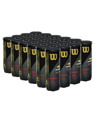 Bolas de Tenis WILSON US Open - Caja de 24 Latas (72 Bolas)