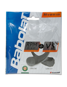 Combo Cuerdas de Tenis Babolat RPM Blast 17 + VS 16