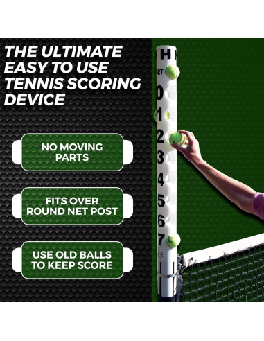 Marcador de Puntuación para Tenis Tourna SC-BK Negro