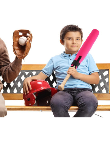 Funda Calentadora de Bate de Béisbol Sanwuta 2 Pcs Rojo