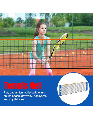 Red de Tenis de Fútbol Mini Portátil Eastgoing 3m Multifuncional