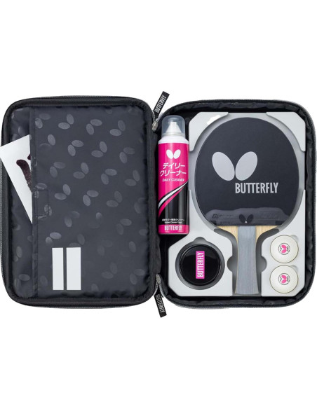 Funda Butterfly SU Acolchada para Raquetas - Marino-Rosa