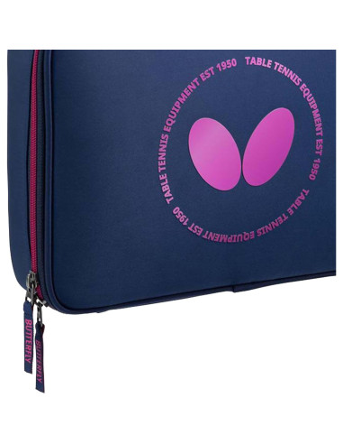 Funda Butterfly SU Acolchada para Raquetas - Marino-Rosa