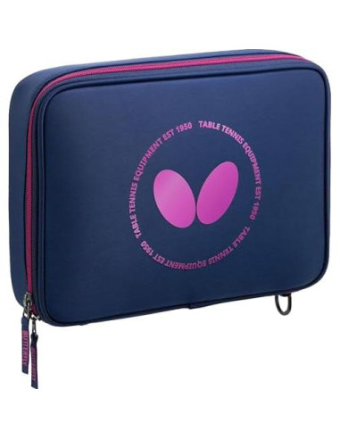 Funda Butterfly SU Acolchada para Raquetas - Marino-Rosa