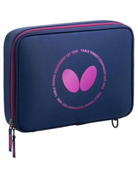 Funda Butterfly SU Acolchada para Raquetas - Marino-Rosa