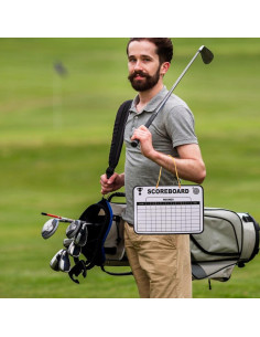 Tablero de Puntuación de Golf POPETPOP Borrable 25x17 cm 2