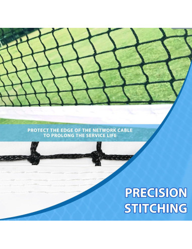 Red de Tenis Profesional VANCL 12.8m Resistente Impermeable