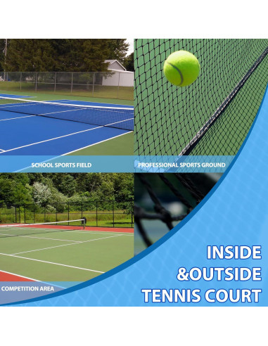 Red de Tenis Profesional VANCL 12.8m Resistente Impermeable