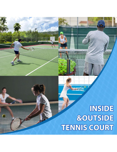 Red de Tenis Profesional VANCL 12.8m Resistente Impermeable