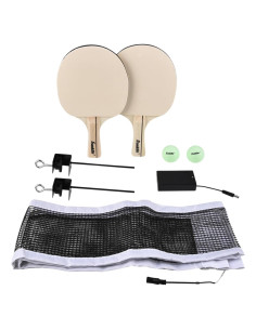 Conjunto de Red de Tenis de Mesa LED Franklin Sports con Palas y Pelotas