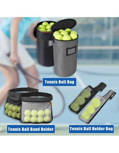 Cesta de Pelotas de Tenis VISEMAN 45 Pelotas Capacidad 36.8cm