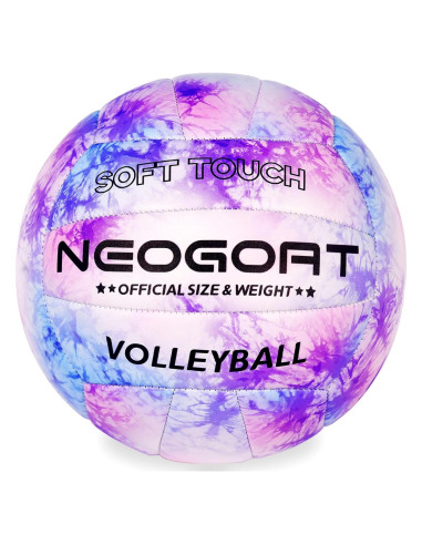 Balón de Voleibol de Playa NEOGOAT Morado Tamaño Oficial