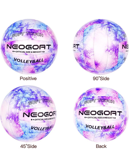 Balón de Voleibol de Playa NEOGOAT Morado Tamaño Oficial