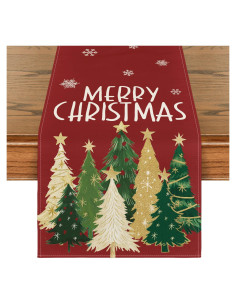 Corredor de Mesa Artoid Mode Rojo 33x183 cm Navidad