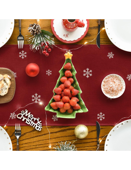 Corredor de Mesa Artoid Mode Rojo 33x183 cm Navidad