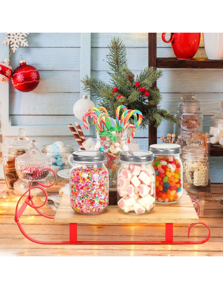 Bandeja Decorativa de Chocolate Caliente Sunnychicc Roja 42.5x23.5cm