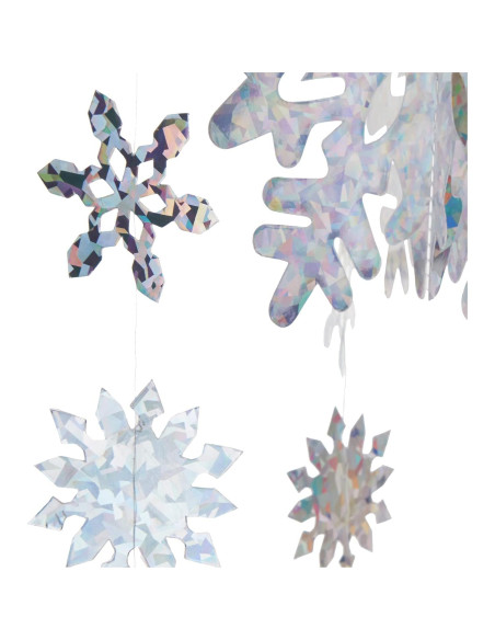 Copo de Nieve 3D Beistle 55.88 cm - Decoración Fiesta