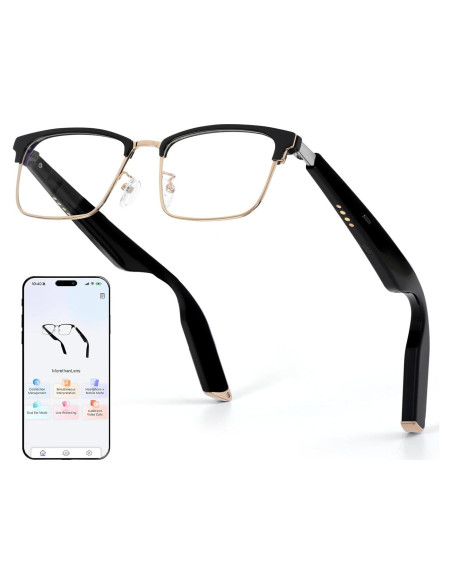 Gafas Inteligentes AI More than Lens Oro Rosa Bluetooth 5.4