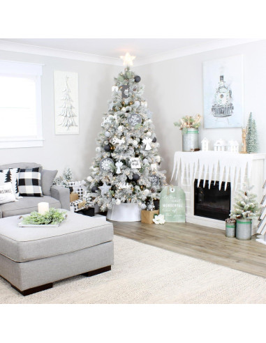 Adornos Navideños AuldHome Jumbo - Paquete de 3, 20.32 cm