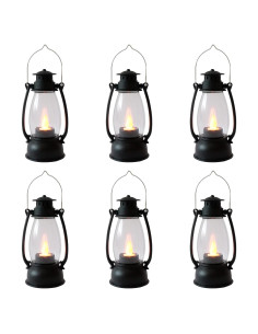 Linternas Mini LED Reperla 6 Pcs 7 cm Decorativas para Interiores