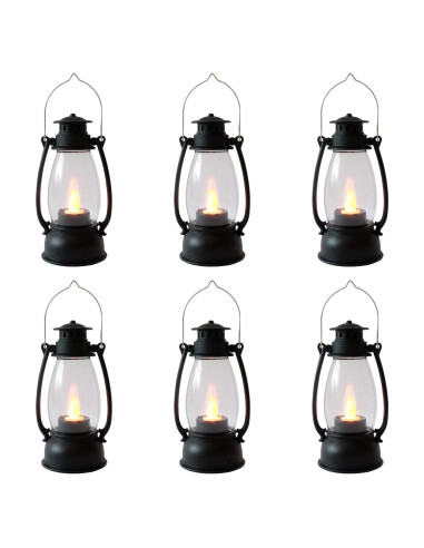 Linternas Mini LED Reperla 6 Pcs 7 cm Decorativas para Interiores