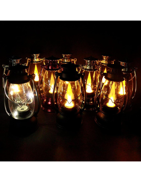 Linternas Mini LED Reperla 6 Pcs 7 cm Decorativas para Interiores