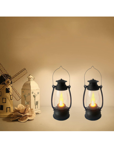 Linternas Mini LED Reperla 6 Pcs 7 cm Decorativas para Interiores