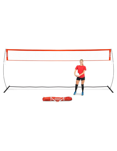 Red de Entrenamiento de Voleibol GoSports 6.1 m Ajustable