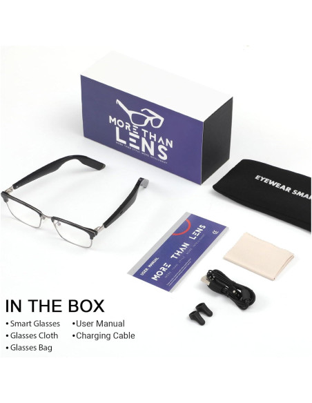 Gafas Inteligentes AI More than Lens Oro Rosa Bluetooth 5.4