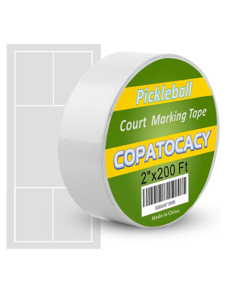 Cinta para Cancha de Pickleball Copatocacy 5.08 cm x 61 m