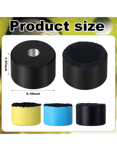 Limpiador de Pelotas de Golf Magnético Zhehao 3 Pcs 5.3 cm