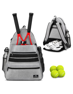 MATEIN Mochila de Tenis Unisex con Compartimento para Zapatos