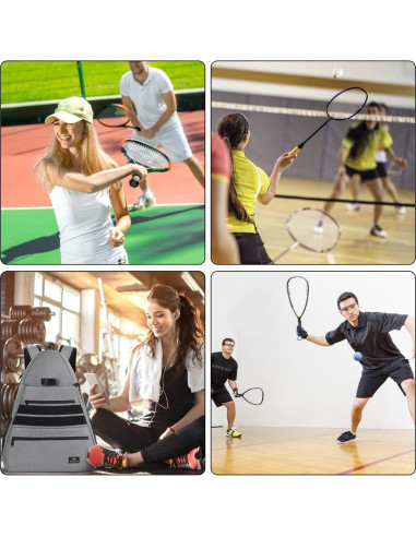 MATEIN Mochila de Tenis Unisex con Compartimento para Zapatos