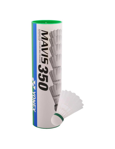 Pelotas de Bádminton YONEX Mavis 350 Alta Velocidad - 6 Unidades