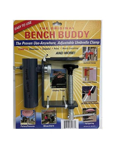 Soporte de Paraguas Original Bench Buddy Gris - Ajustable 25 Posiciones