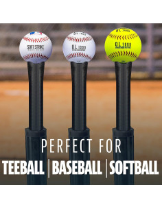 Tee de Bateo Ajustable Franklin Sports para Béisbol y Softbol 2