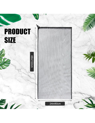 6 Bolsas de Malla Grande Wesnoy 61x122 cm con Cordón