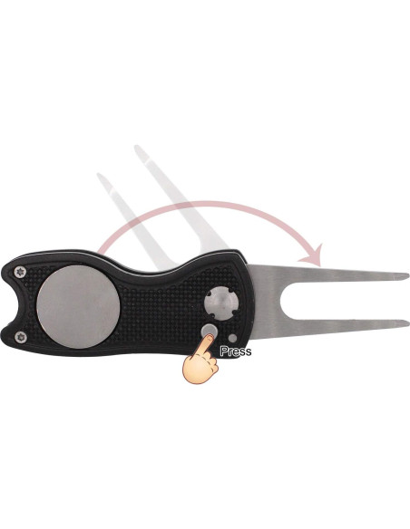 Herramienta de Reparación de Divots de Golf TuLick Plegable