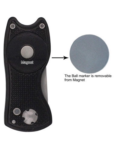 Herramienta de Reparación de Divots de Golf TuLick Plegable