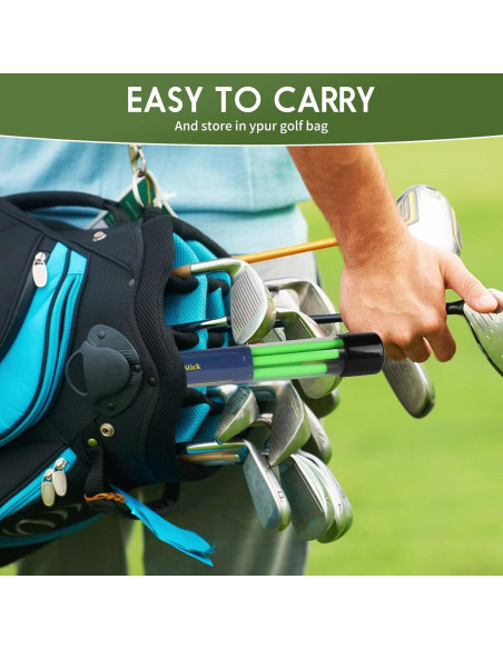 Paquete de 2 Palos de Alineación de Golf Kojcijs KOJ09