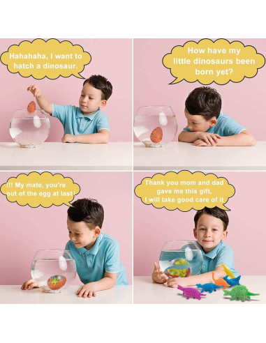 60 Huevos de Dinosaurio Mágicos iGeeKid para Pascua