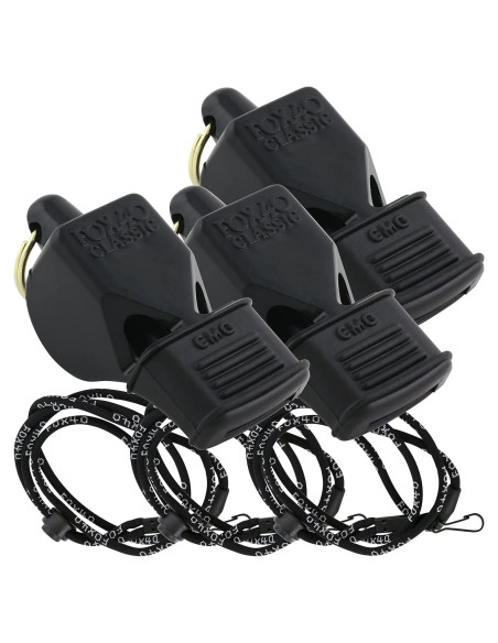 Silbato Fox 40 Classic CMG Negro - Paquete de 3 Unidades