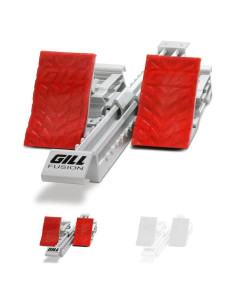 Bloques de Salida F4 Gill Athletics para Atletismo - Rojo